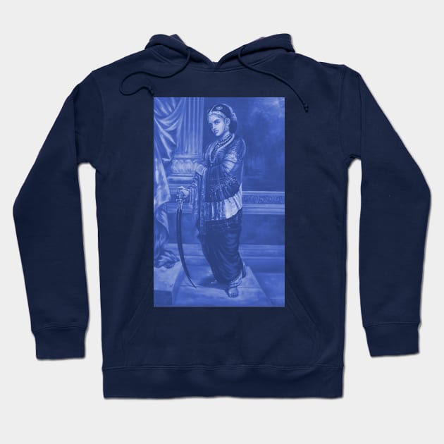 Rebellious - Blue Hoodie by iamyaffa